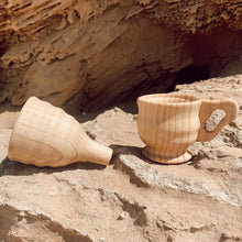 Load image into Gallery viewer, Wooden Funnel & Cup Set