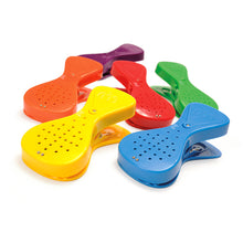 Load image into Gallery viewer, Recordable Talking Pegs Assorted Colours 6pk