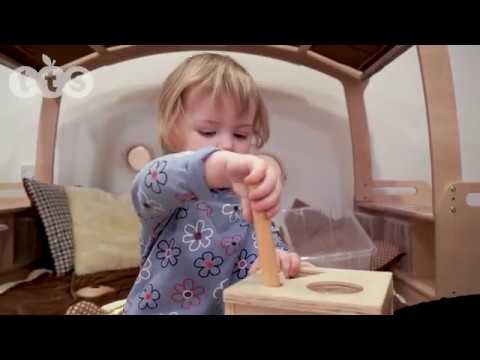 Wooden Posting Activity Tower