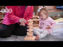 Load and play video in Gallery viewer, Wooden Twist Turn Tower