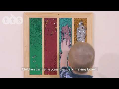 Mark Making Stripe Board