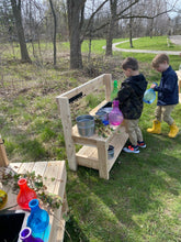 Load image into Gallery viewer, Toddler Mud Kitchen Made from North American Cedar