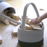 Woven Block Baskets - Set of 2