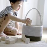 Load image into Gallery viewer, Woven Block Baskets - Set of 2