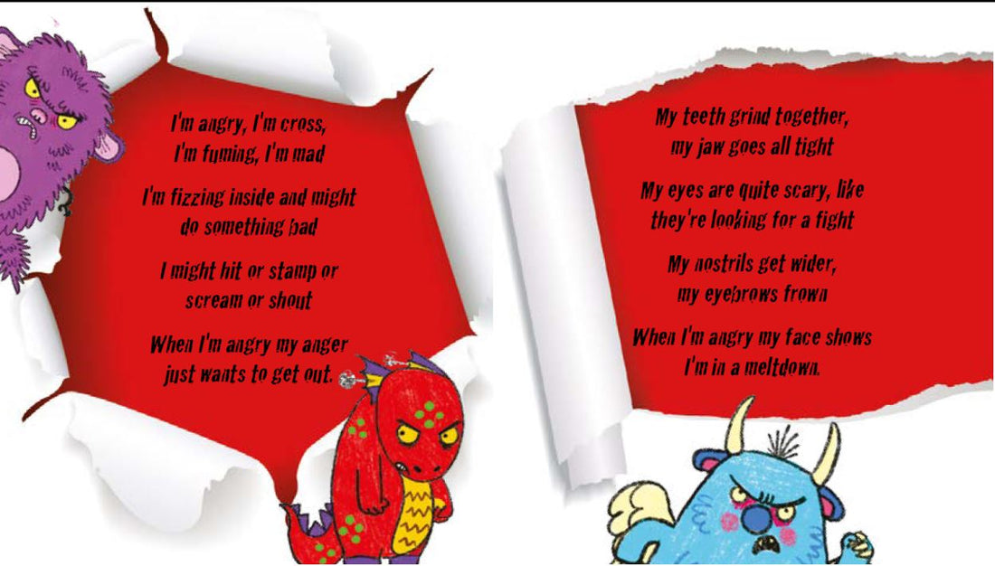 Image of two poems about anger