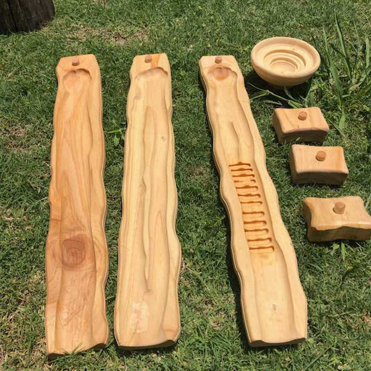 Wooden Water Ways Channeling Set