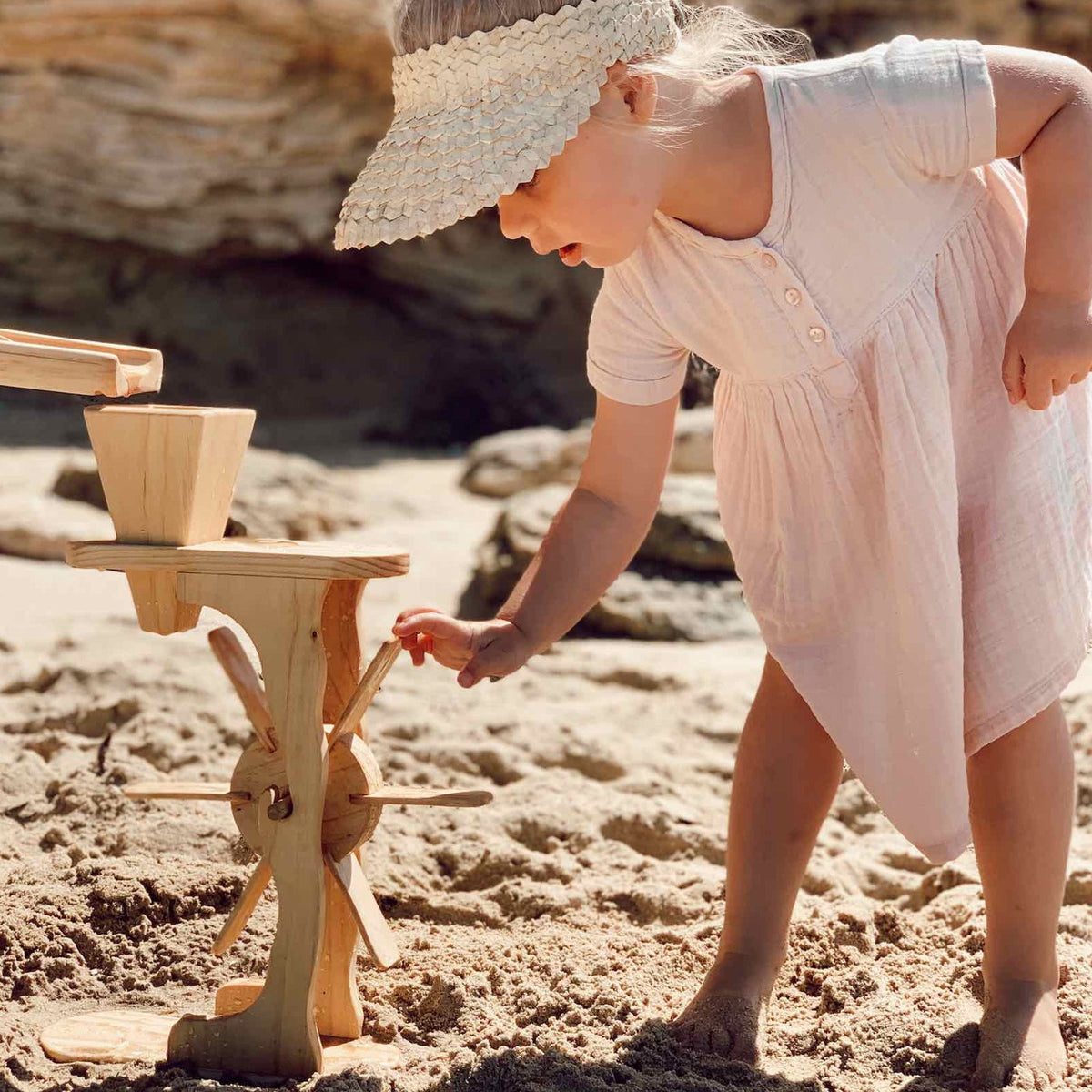 Explore Nook Wooden Water & Sand Wheel