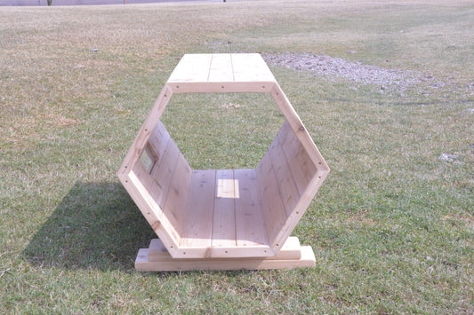 Cedar Outdoor Crawl Tunnel