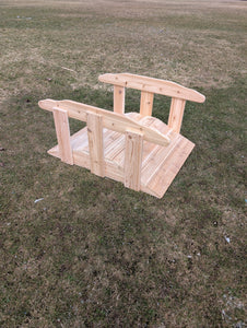 Cedar Outdoor Ramp with Handrails – ONP-International