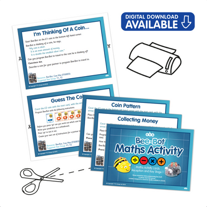 Bee-Bot Maths Activity Cards 60pk