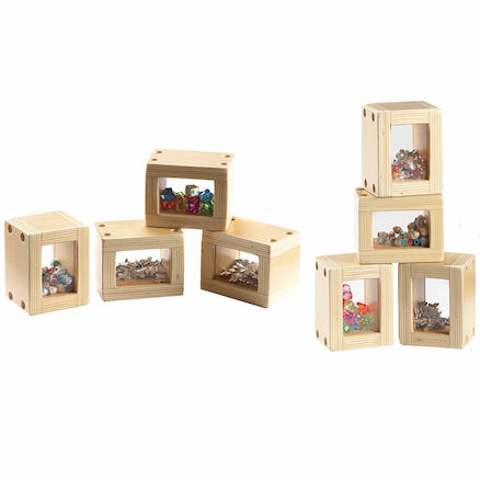Wooden Beads Blocks 8pk