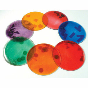 Squidgy Sparkle Sensory Colour Mix Gel Shapes 7pk