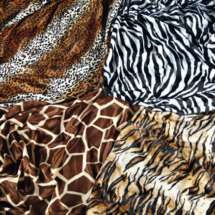 Animal Print Fabric 4pk
