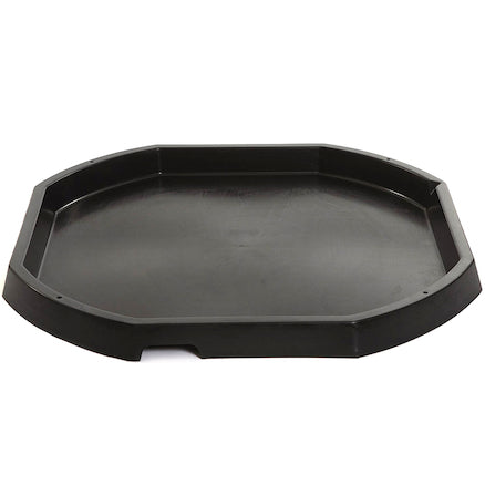 Black octagonal plastic active world discovery tray.