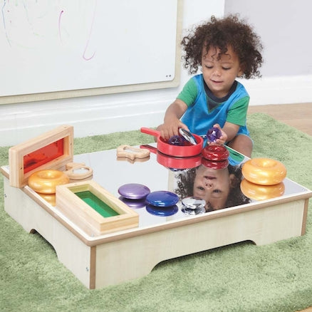 Toddler Wooden Mirror Table