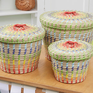 Colorful Nesting Baskets