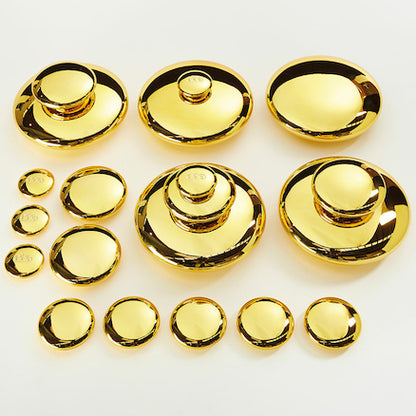 Mirrored Stacking Pebbles Gold 20pk