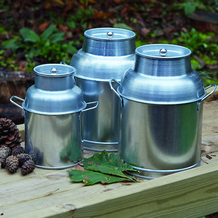 Metal Churns Set of 3