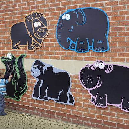 Jungle Themed Chalkboards Assorted 5pk