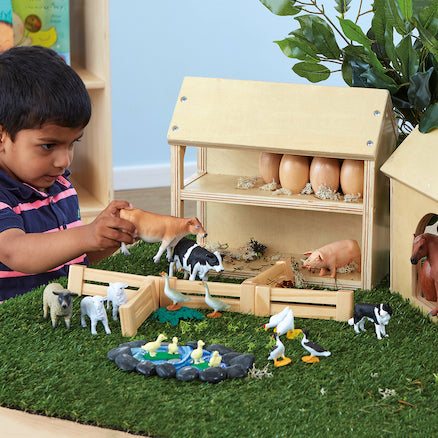 Farm Buildings Playset