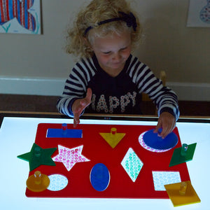 Lightbox Acrylic Shape Sorter Board