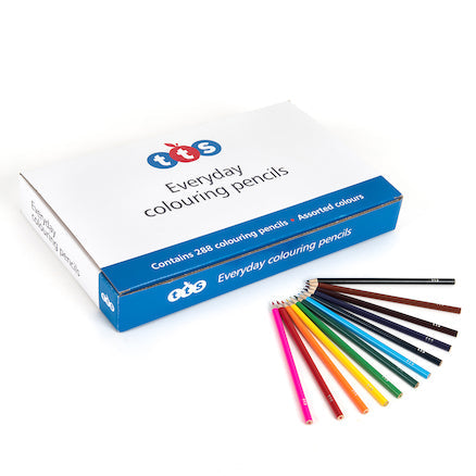 TTS Assorted Standard Colouring Pencils