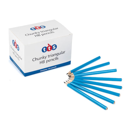 TTS Chunky HB Triangular Pencils 144 pencils
