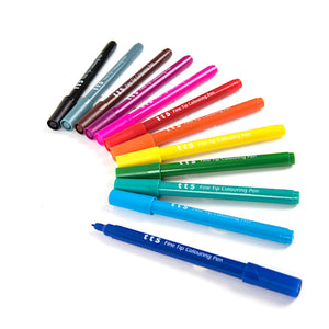 TTS Assorted Broad Tip Colouring Pen