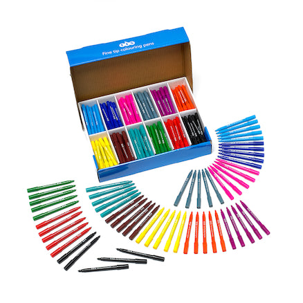 TTS Assorted Fine Tip Colouring Pen 288pk