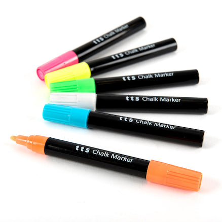 Assorted Chalk Markers 6pk