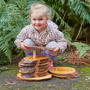 Wooden Rustic Number Stacker 1-10