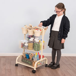 Mini Metal Craft Trolley