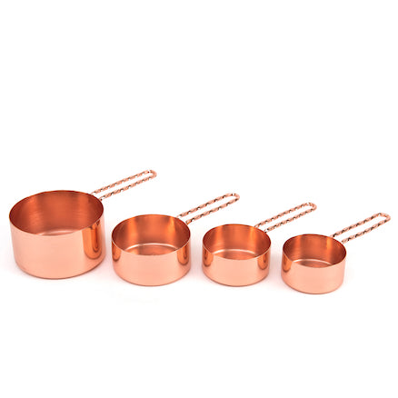 Rose Gold Measuring Cups 4pk