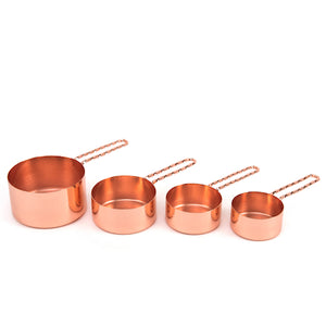 Rose Gold Measuring Cups 4pk