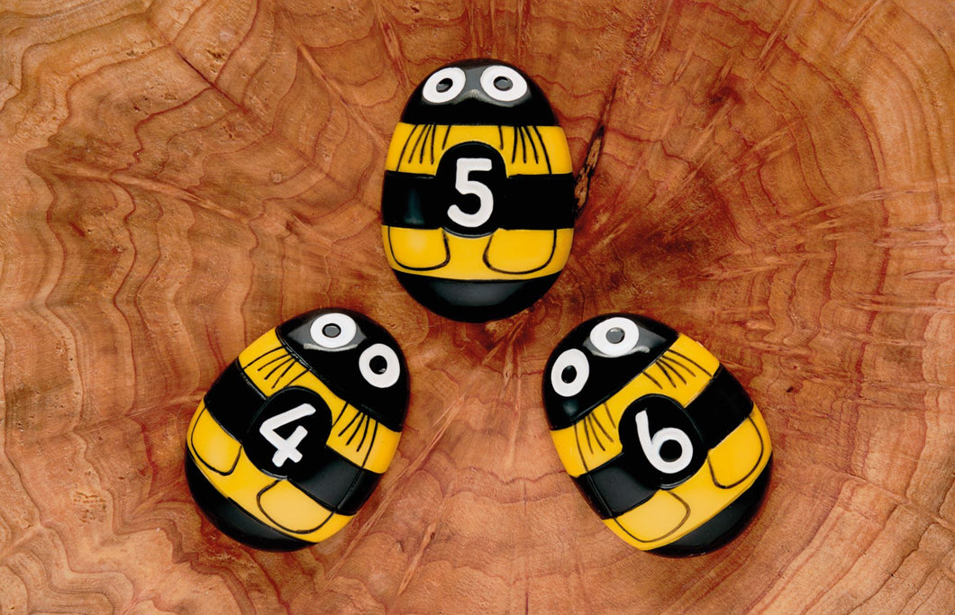 Honey Bee Number Stones (Set of 20)