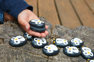 Pre-coding Penguin Stones (Set of 18)