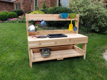 Load image into Gallery viewer, Mud Kitchen Made from North American Cedar
