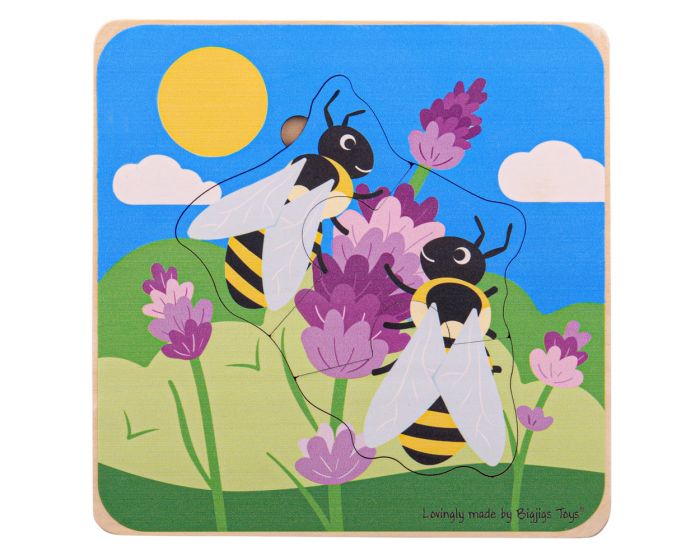 Lifecycle Layer Puzzle-Honeybee