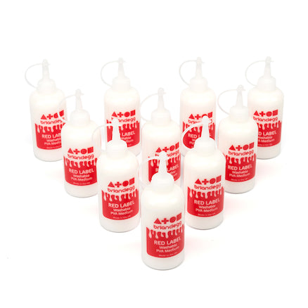 TTS Red Label PVA Glue 180ml 10pk