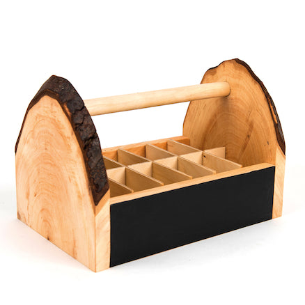 Wooden Art Caddy Storage Unit