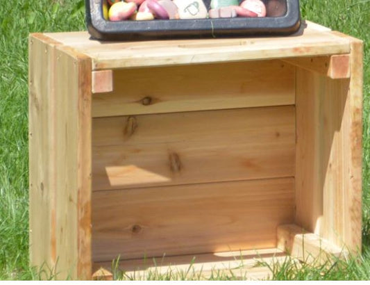 Outdoor Wooden Box Made from North American Cedar