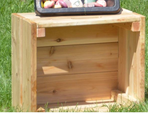 Outdoor Wooden Box Made from North American Cedar