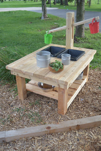 Table with weigh scale