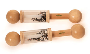 Black and White Mini Rattle Rollers