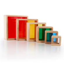 Load image into Gallery viewer, Stacking Rainbow Pyramid
