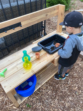 Load image into Gallery viewer, Toddler Mud Kitchen Made from North American Cedar
