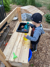 Load image into Gallery viewer, Toddler Mud Kitchen Made from North American Cedar
