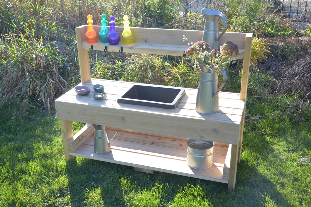 Mud Kitchen Made from North American Cedar