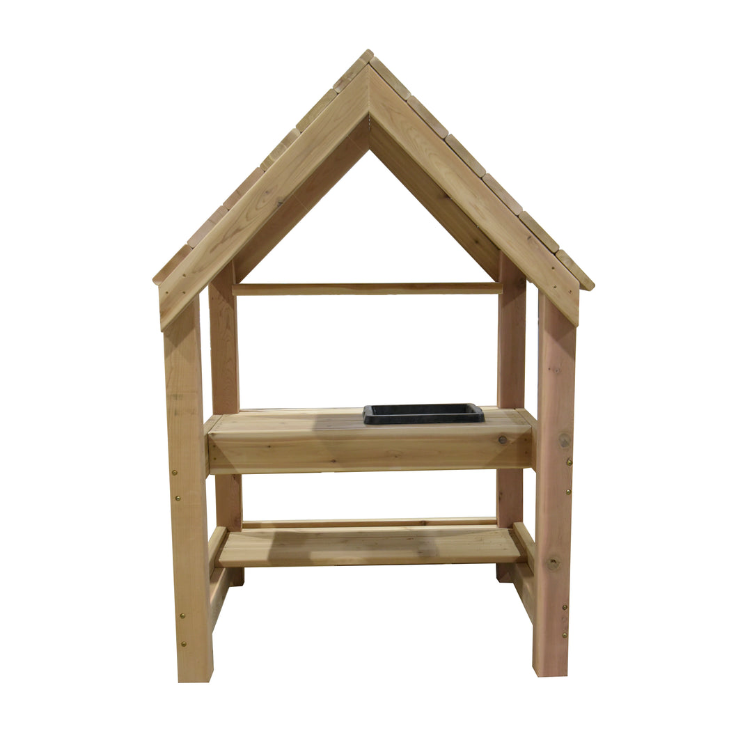 Outdoor Mud Kitchen House Made from North American Cedar