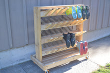 Load image into Gallery viewer, Wellie Boot Rack Made from North American Cedar
